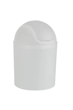 Accessoires De Toilette-Wenko Poubelle Flic Flac blanc 1,5 L