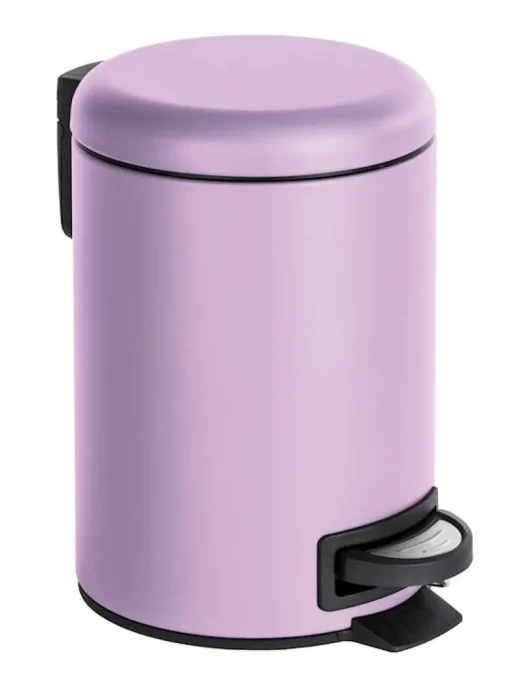 Accessoires De Toilette-Wenko Poubelle Leman mauve claire 3 L