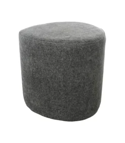 Tabourets Et Poufs-DDD Pouf Tirana - Ø40x38cm - Vert Pin