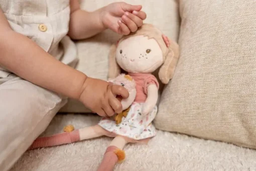Peluches Et Câlins-Little Dutch Poupée en peluche Anna - 35 cm