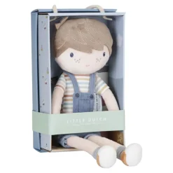 Peluches Et Câlins-Little Dutch Poupée en peluche Jim – 35 cm