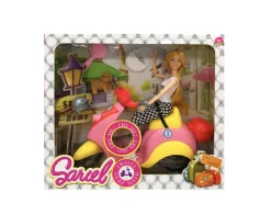 Poupées Et Peluches-DDD Toys Poupée mannequin + moto