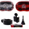 Accessoires Vélo-Euro Cycle Premium set avant + arrière led