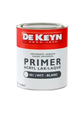 Primer | Peinture Mur Et Plafond-De Keyn Primer acryl laque 2,5 L
