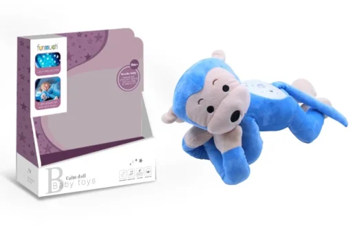 Peluches Et Câlins | Peluches Et Câlins-DDD Toys Projecteur de singe en peluche avec musique