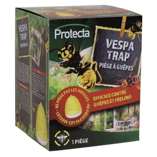 Anti-insectes (rideaux À Mouches, Sprays, Stickers, Boite Anti-fourmis, Etc.)-Euro Shop Protecta piège à guêpes avec appât attrape 500ml