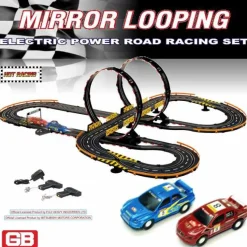 Véhicules-Golden Bright Pïste de course Mirror Looping