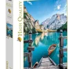 Puzzles-Clementoni Puzzle 500 Braies Lake