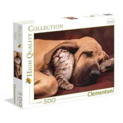 Puzzles-Clementoni Puzzle 500 Cuddles