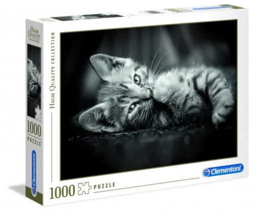 Puzzles-Clementoni Puzzle 1000 Kitty