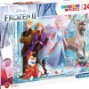 Puzzles-Clementoni Puzzle 24 Maxi Disney Frozen 2