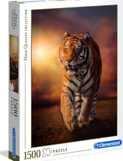 Puzzles-Clementoni Puzzle 1500 Tiger