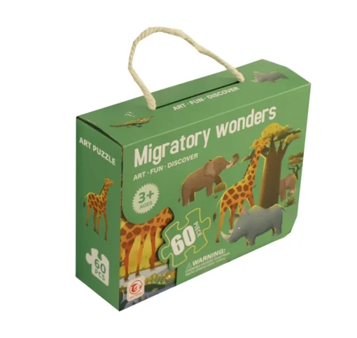 Puzzles-DDD Toys Puzzle Animaux Sauvages - 60pcs