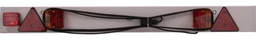 Éclairage-Euro Car PVC éclairage à plaque blanc 137x14 cm + 7,5 m câble