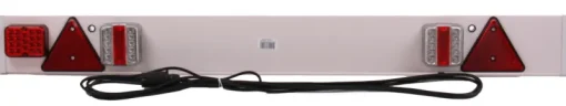Éclairage-Euro Car PVC éclairage à plaque LED blanc 137x14 cm + 7,5 m câble