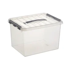 Boîtes En Plastique-Sunware Q - line boîte de rangement 22 L transparent