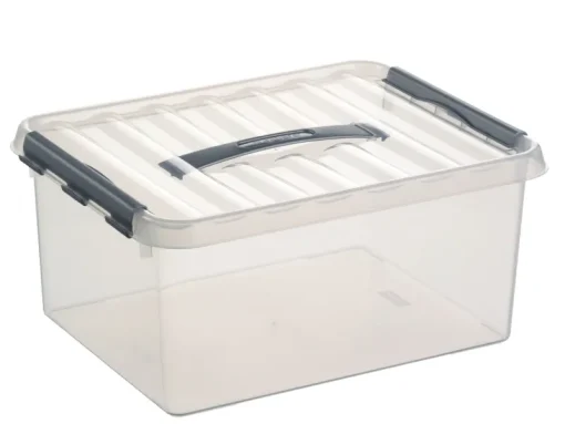 Boîtes En Plastique-Sunware Q - line boîte de rangement 15 L transparent