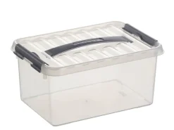 Boîtes En Plastique-Sunware Q - line boîte de rangement 6 L blanc transparent