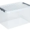 Boîtes En Plastique-Sunware Q - line box 62 L transparent / metal