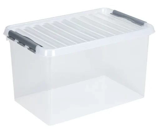 Boîtes En Plastique-Sunware Q - line box 62 L transparent / metal