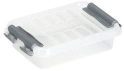 Boîtes En Plastique-Sunware Q - line box 200 ml transparent / metal