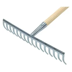 Outillage À Main-De Pypere Rateau zingue avec 16 dents