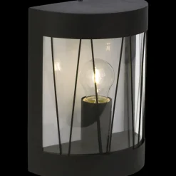 Éclairage Extérieur | Appliques Extérieur-Brilliant Reed mur noir IP44 E27 40W