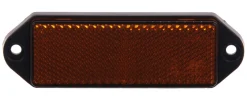 Accessoires-Euro Car Réflecteur rectangulaire vissé orange