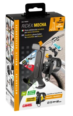 Accessoires Vélo-Euro Shop RIDEX MECHA Porte Téléphone Vélo/Moto