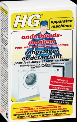 Produits De Nettoyage-HG Rénovateur et détartrant pour lave - linge et lave - vaisselle 200 g