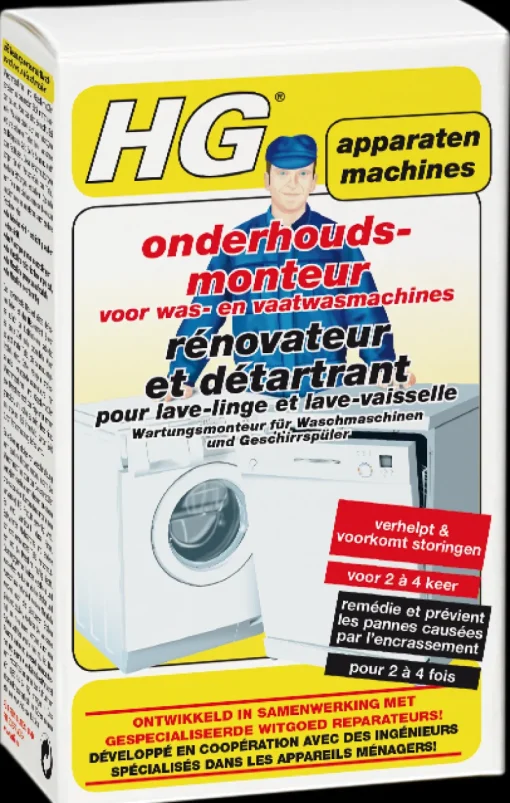 Produits De Nettoyage-HG Rénovateur et détartrant pour lave - linge et lave - vaisselle 200 g