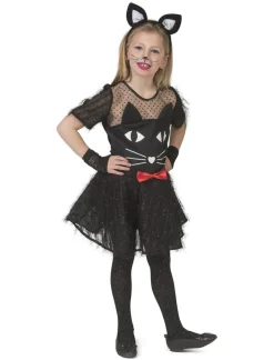 Déguisements Pour Bébés Et Jeunes Enfants-Euro Shop Robe de déguisement Chat Noir - Taille 104