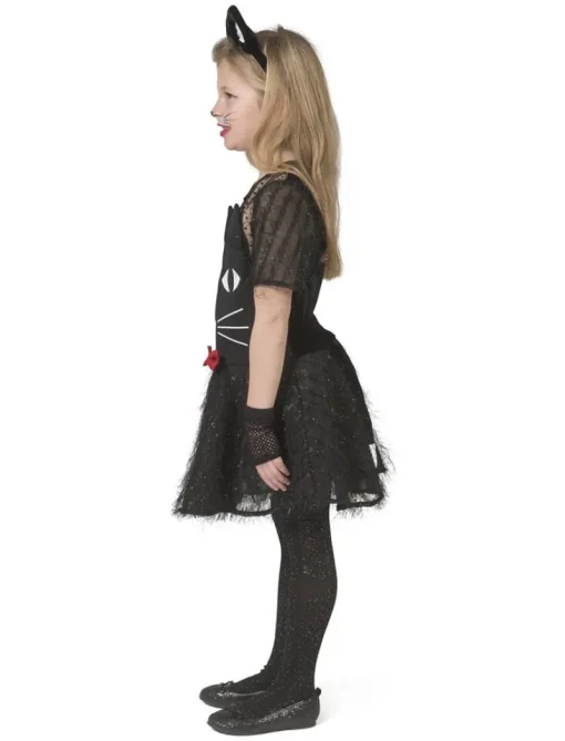 Déguisements Pour Bébés Et Jeunes Enfants-Euro Shop Robe de déguisement Chat Noir - Taille 104