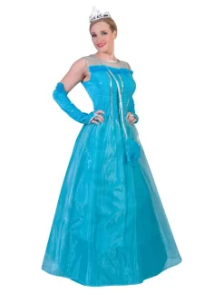 Déguisements Adultes-Euro Shop Robe de princesse bleue - Taille 36/38