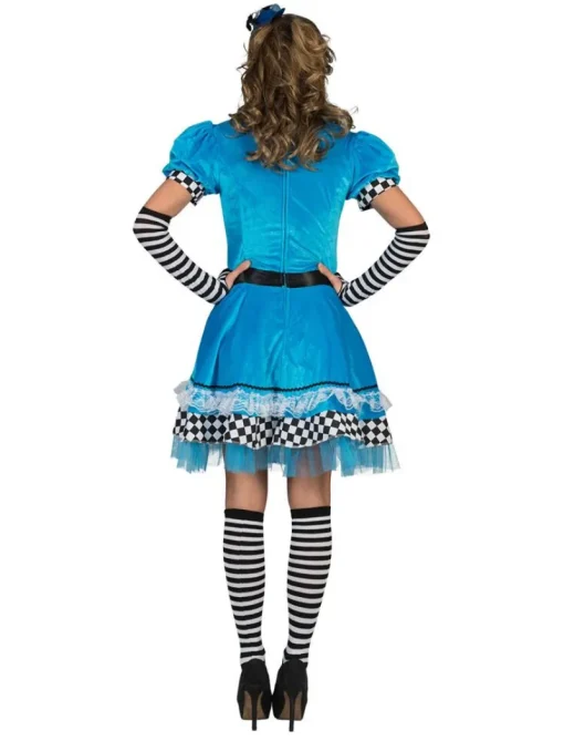 Déguisements Adultes-Euro Shop Robe Déguisement Alice au Pays des Merveilles Femme - Taille 44/46