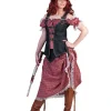 Déguisements Adultes-Euro Shop Robe Déguisement Cowgirl Denim Ranger Long - Taille 40/42
