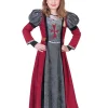 Déguisements Enfants-Euro Shop Robe Déguisement Enfant Dame Rouge - Taille 140