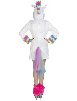 Déguisements Adultes-Euro Shop Robe Déguisement Licorne Arc-en-ciel - Taille 40/42