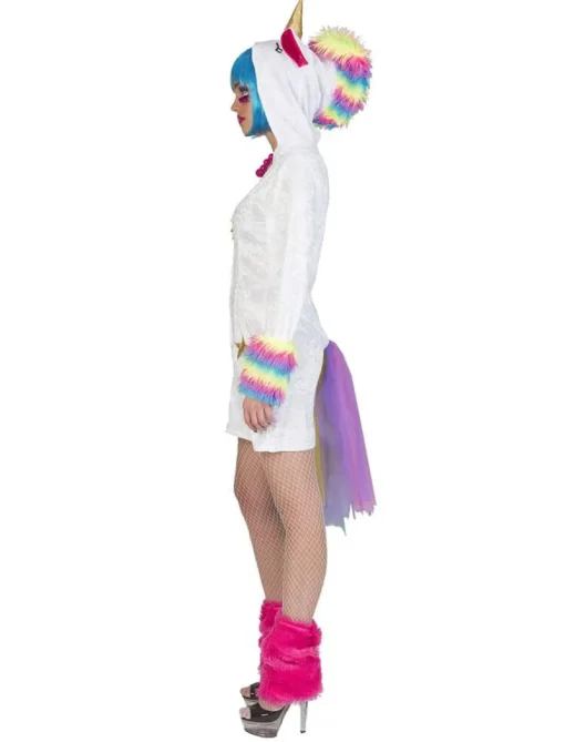Déguisements Adultes-Euro Shop Robe Déguisement Licorne Arc-en-ciel - Taille 40/42