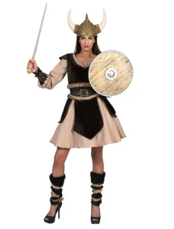 Déguisements Adultes-Euro Shop Robe Déguisement Viking Ragna - Taille 36/38