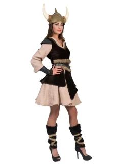Déguisements Adultes-Euro Shop Robe Déguisement Viking Ragna - Taille 36/38