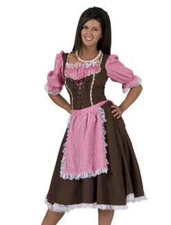 Déguisements Adultes-Euro Shop Robe Dirndl Tyrolienne Sexy Eve - Taille 36/38