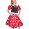 Déguisements Enfants-Partyline Robe Minny Mouse - Taille 128