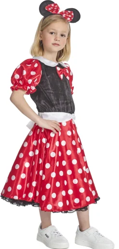 Déguisements Enfants-Partyline Robe Minny Mouse - Taille 128