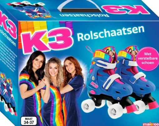 Patin À Roulettes Et Skeelers-Studio 100 Rollerblades K3 Arc-en-ciel - taille 34-37