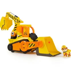 Personnages Télévisés-Paw Patrol Rubble & Crew deluxe bulldozer