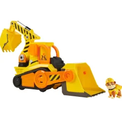 Personnages Télévisés-Paw Patrol Rubble & Crew deluxe bulldozer