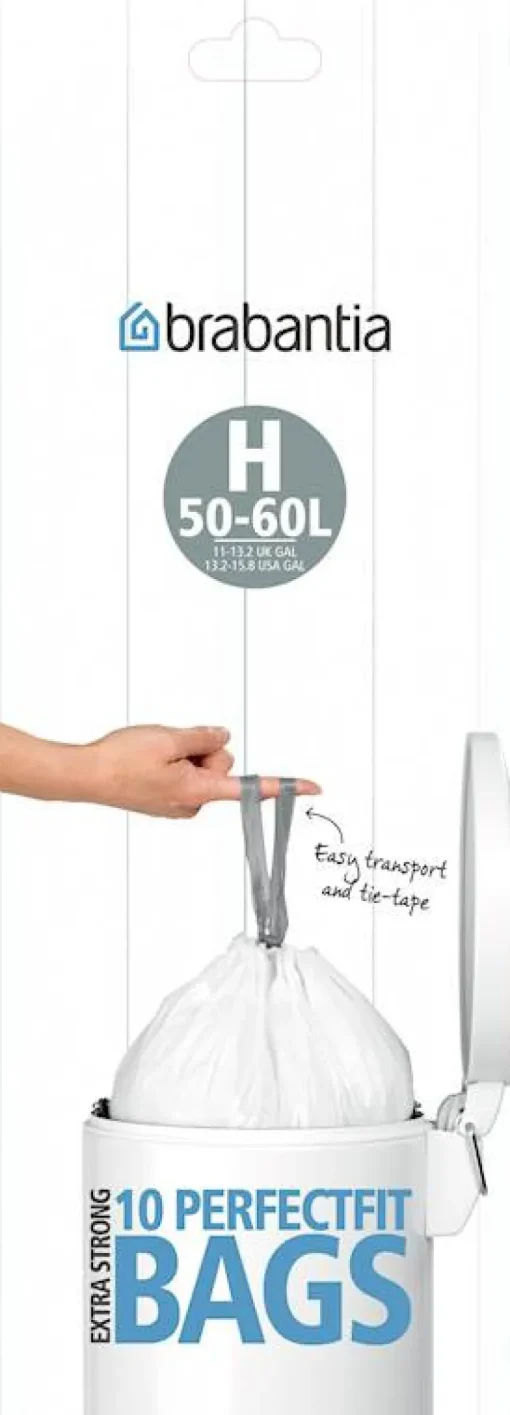 Poubelles Et Sacs-Brabantia Sac poubelle 40 - 50 L string 10 pièces