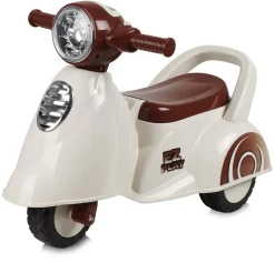Vélo Et Conduite-DDD Toys Scooter blanc avec son et lumière