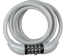 Accessoires Vélo-Masterlock Serrure vélo câble avec combinaison de chiffres 1,80 m